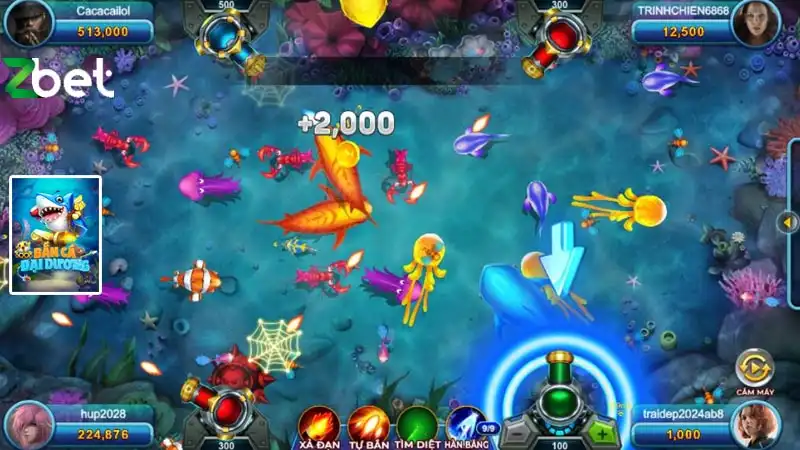 Bắn cá đại dương – Trò chơi đổi thưởng uy tín