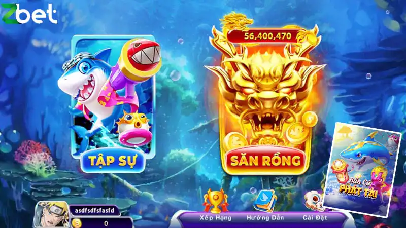 Nếu đủ kinh tế, hãy chọn sảnh Rồng trong Bắn cá phát tài nhé.